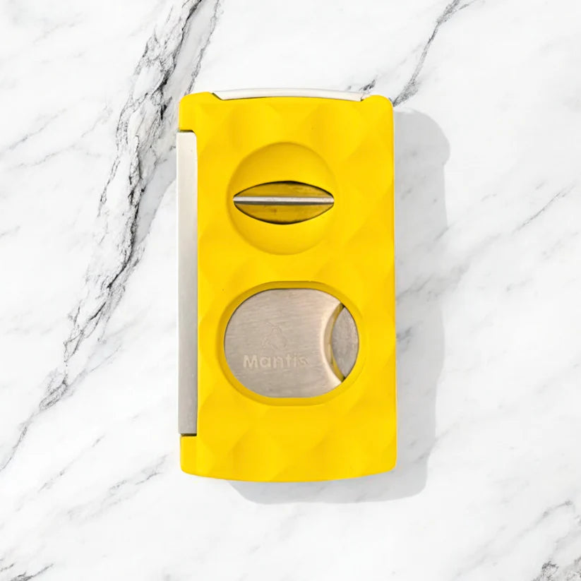 Mantis Universal Cigar Cutter Facetted Ferrari Yellow