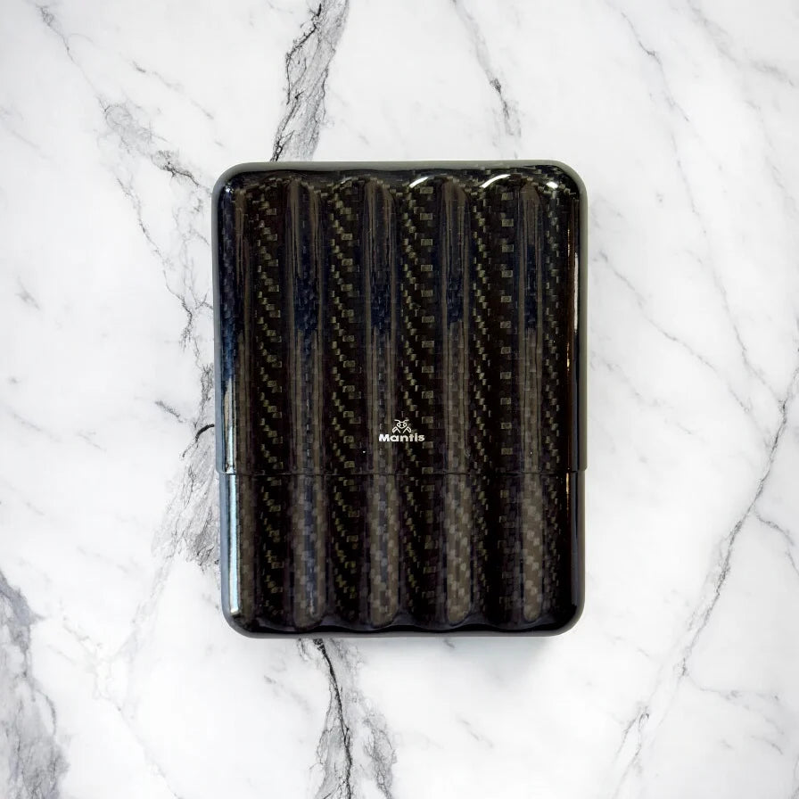 Mantis TrueCarbon 3K Cigar Case Glossy 5 Finger