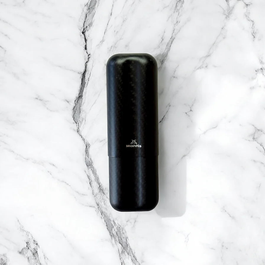 Mantis TrueCarbon 3K Cigar Case Matte 2 Finger