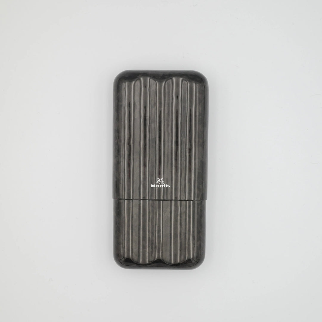 Mantis TrueCarbon Forged Gloss Cigar Case 3 Finger