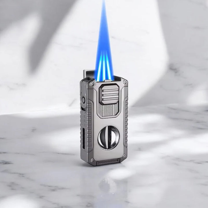 Mantis Omni Multi Function Green Cigar Lighter &amp; Cutter