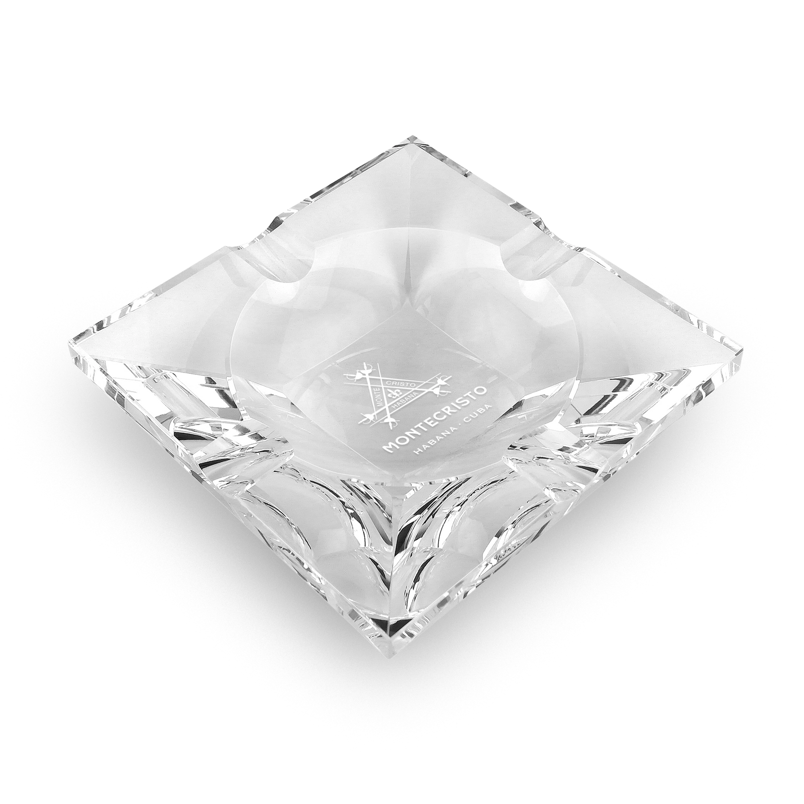 Montecristo Glass Cigar Ashtray
Montecristo glass cigar ashtray
Transparent glass ashtray for four cigars
Montecristo branded cigar ashtray
Luxury glass ashtray for cigar enthusiasts
Premium cigar accessory by Montecristo