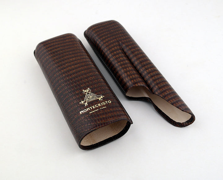 Montecristo Leather Cigar Case - 2 Cigars