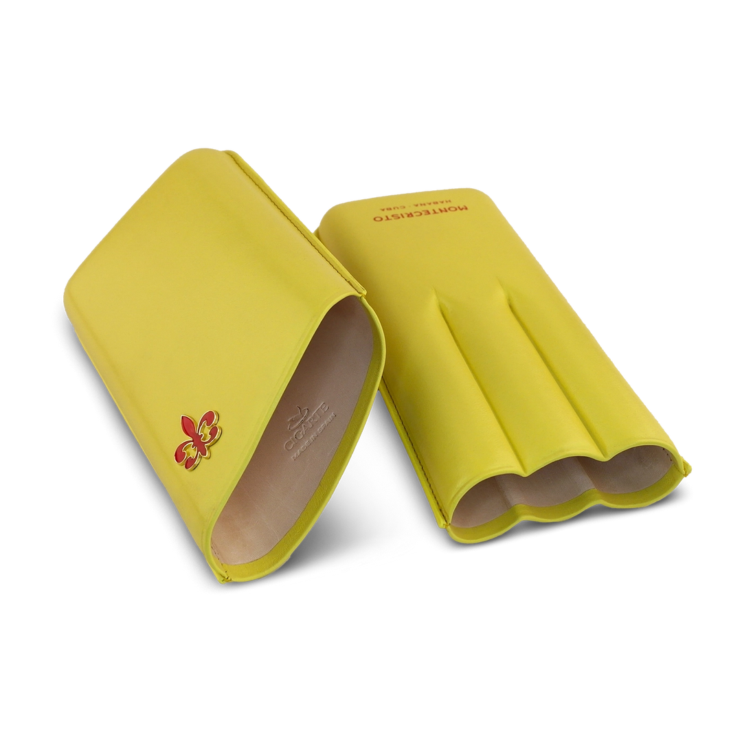 Montecristo Leather Cigar Case - 3 Cigars