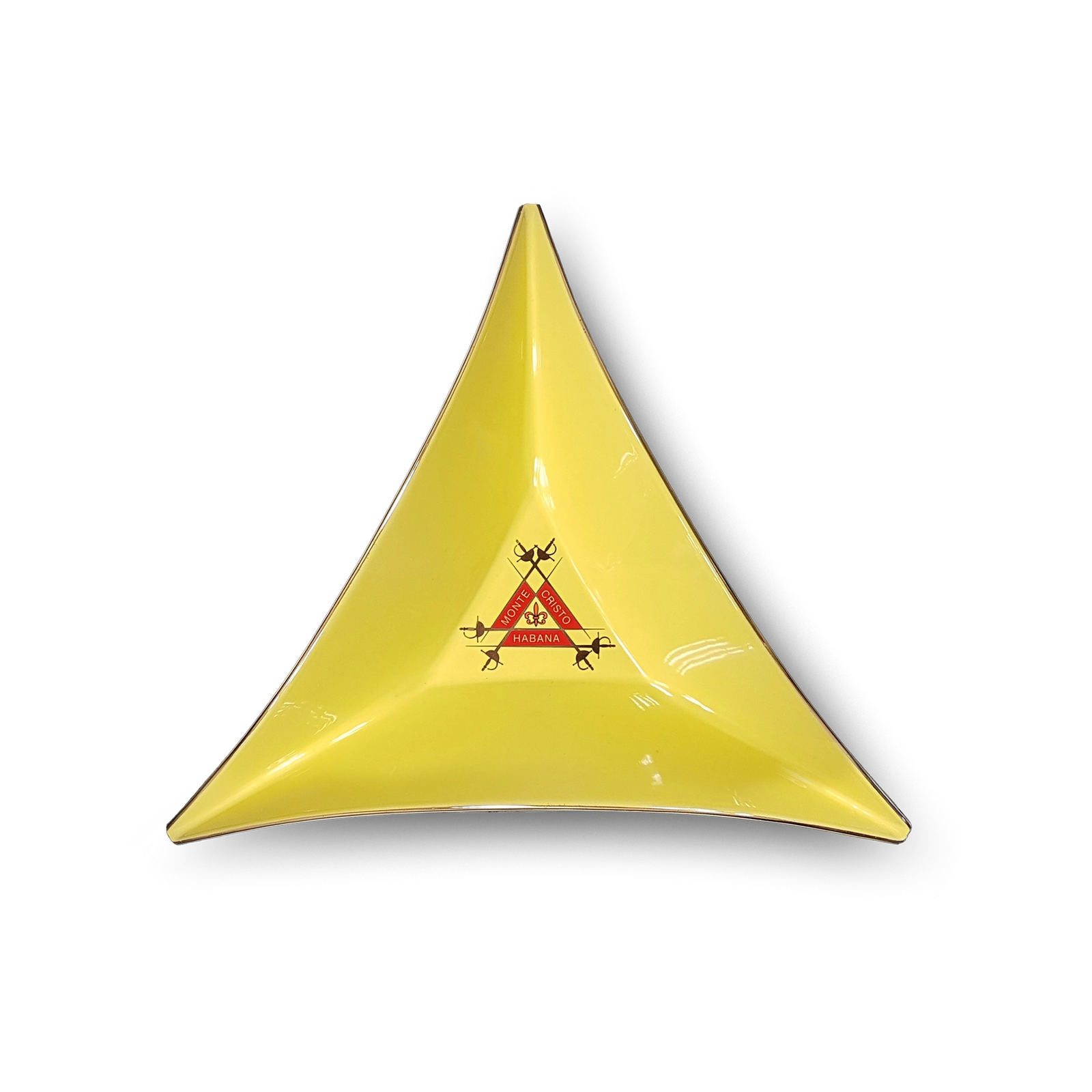 Montecristo Tricorn cigar ashtray for 3 cigars
Luxury Montecristo ashtray inspired by tricorn hats
Premium cigar ashtray with Montecristo branding
Elegant 3 cigar ashtray for cigar enthusiasts
Montecristo collector cigar accessory
