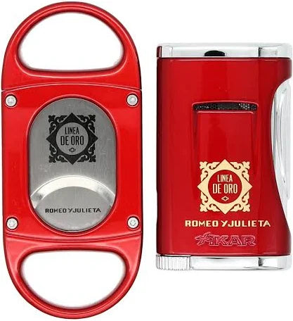 Romeo y Julieta Linea de Oro Xikar Cigar Cutter and Lighter Set