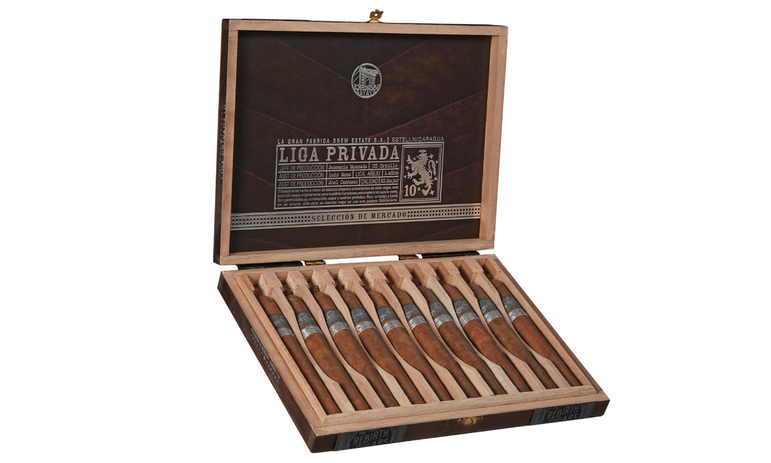 Drew Estate Liga Privada 10 Selección de Mercado Corona viva