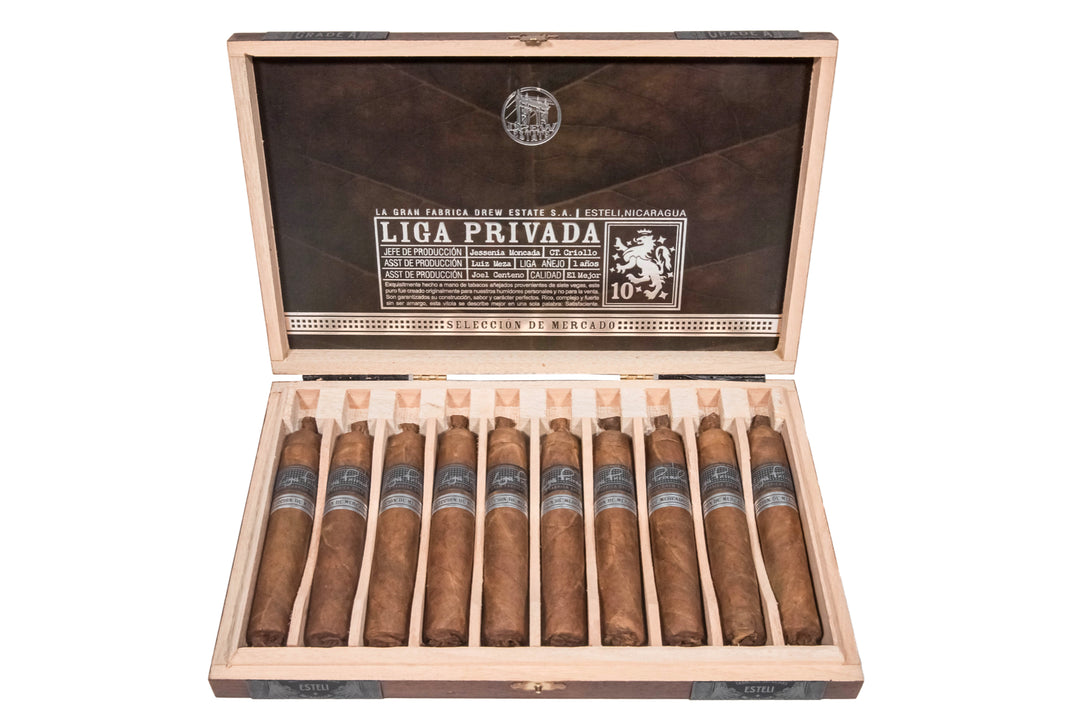 Drew Estate Liga Privada 10 Selección de Mercado Robusto