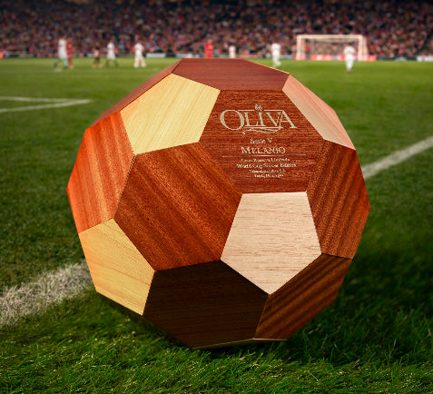 Oliva Serie V Melanio World Cup 2026 humidor
Football shaped cigar humidor
Oliva limited edition humidor
Oliva Melanio collector humidor
Premium World Cup cigar humidor