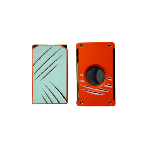 PCC Siglo Cat Lighter &amp; Cutter Set Blue &amp; Red