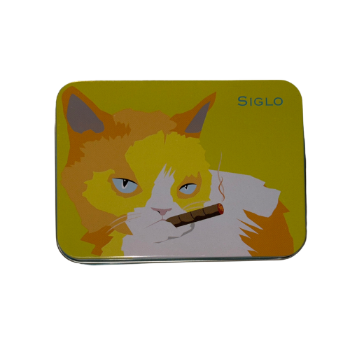 PCC Siglo Cat Lighter &amp; Cutter Set Yellow &amp; Green