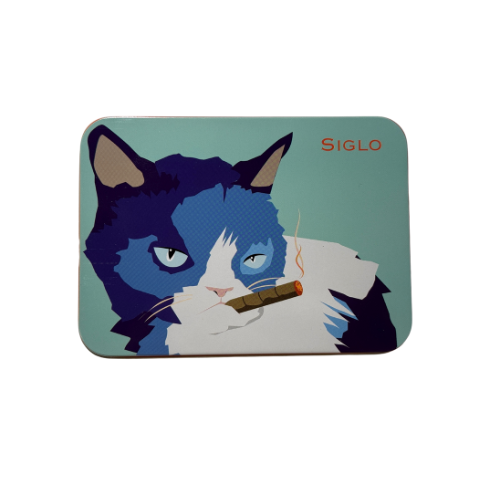 PCC Siglo Cat Lighter &amp; Cutter Set Blue &amp; Red