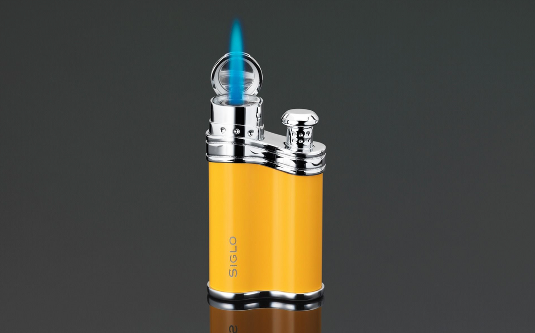 PCC Siglo Cohiba Yellow Bean-shaped Cigar Lighter