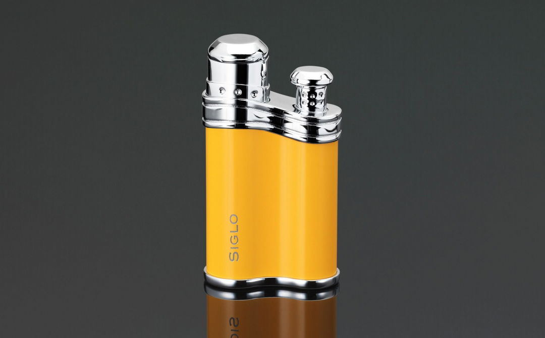 PCC Siglo Cohiba Yellow Bean-shaped Cigar Lighter