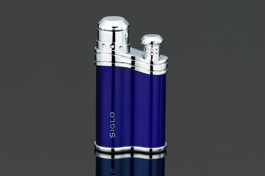 PCC Siglo Dark Blue Bean-shaped Cigar Lighter