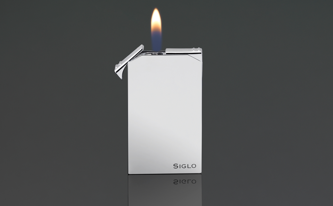 PCC Siglo Lighter &amp; Cutter Set Shiny Chrome