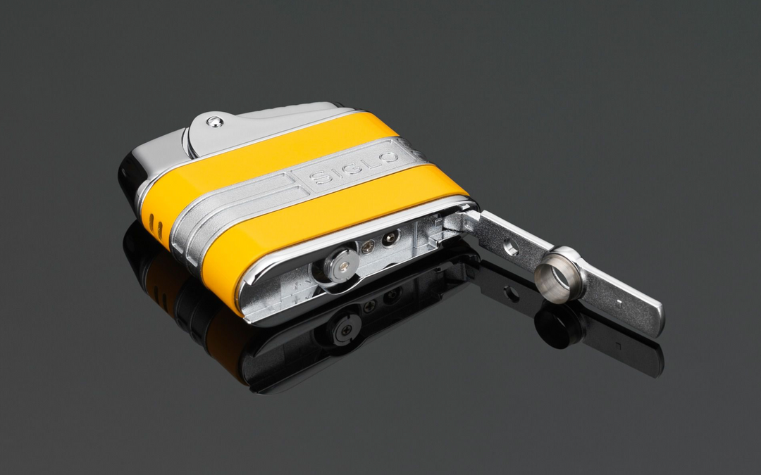 PCC Siglo Retro II Cigar Lighter Cohiba Yellow