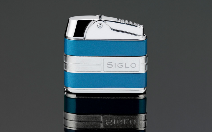 PCC Siglo Retro II Cigar Lighter Light Blue