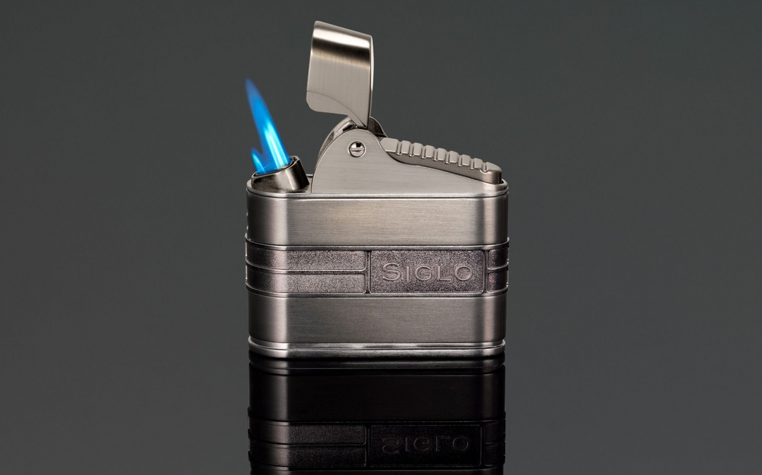 PCC Siglo Retro Table Cigar Lighter Gun Metal