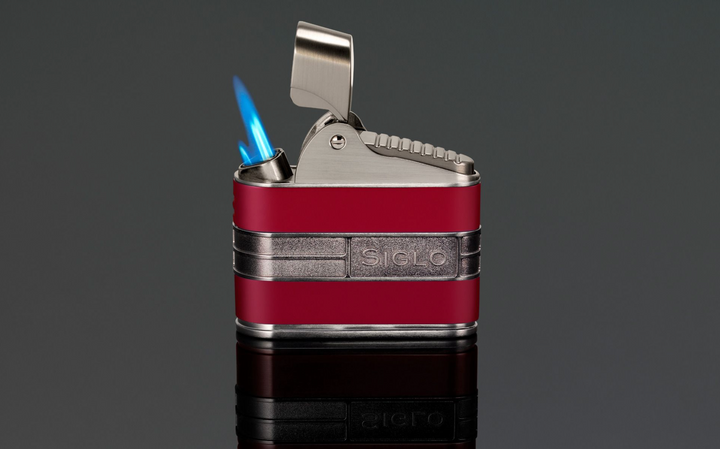 PCC Siglo Retro Table Cigar Lighter Gun W/Red