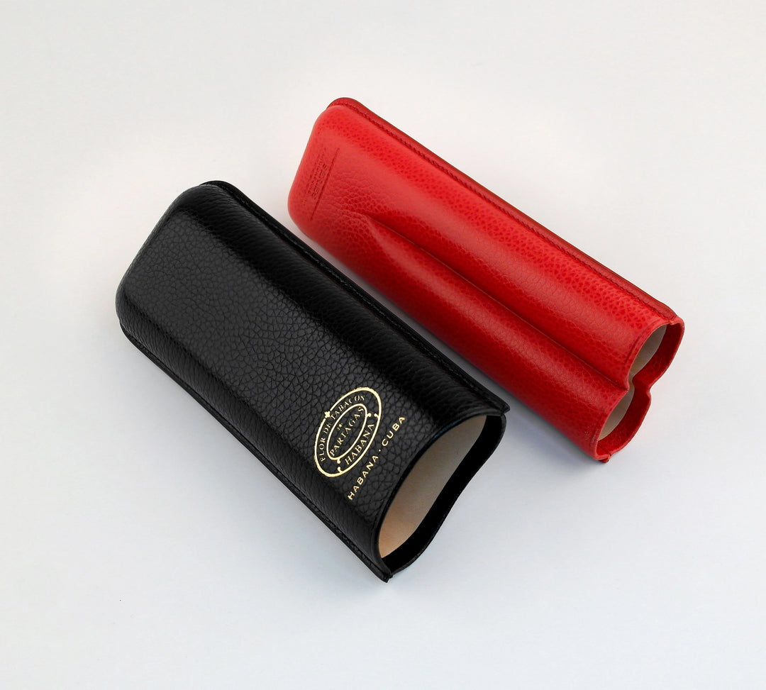 Partagas Leather Cigar Case - 2 Cigars