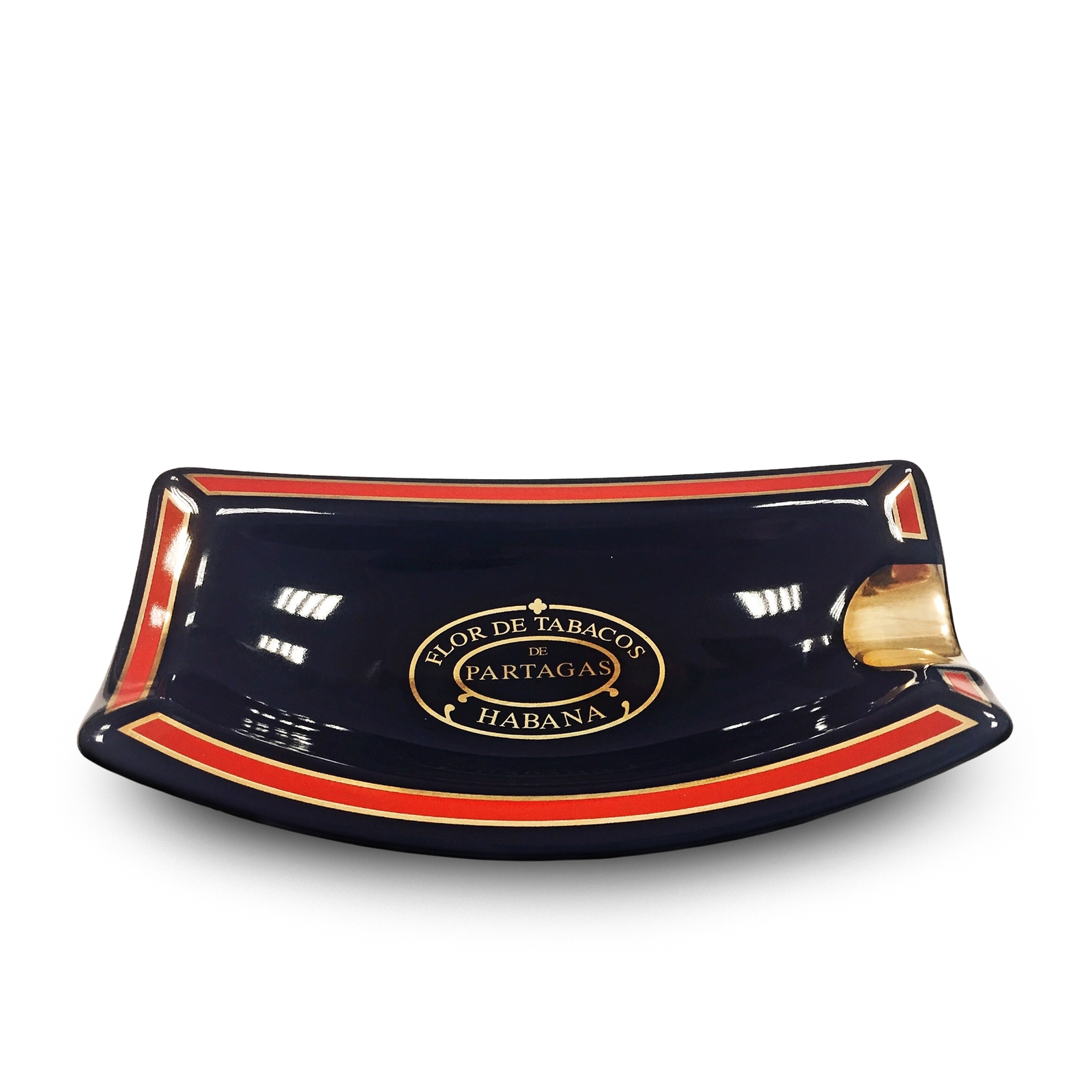 Partagás porcelain cigar ashtray
Rectangular ashtray with Partagás logo
Single cigar porcelain ashtray
Premium Partagás cigar accessory
Luxury porcelain ashtray for cigar enthusiasts