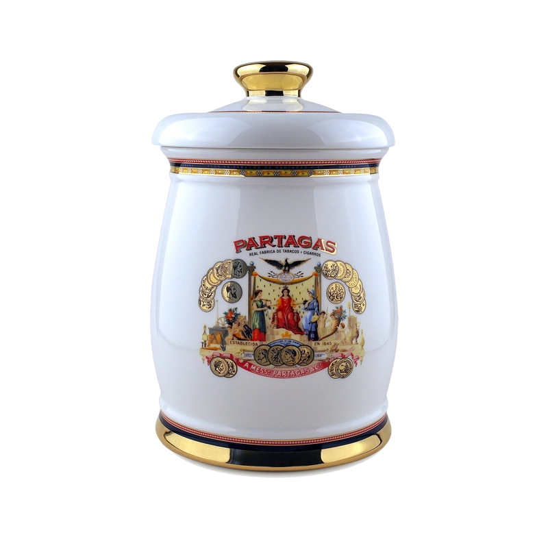 Partagas Porcelain Jar Cigar Humidor
