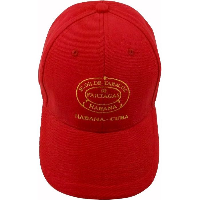 Partagas Sport Cap Red and Gold Includes