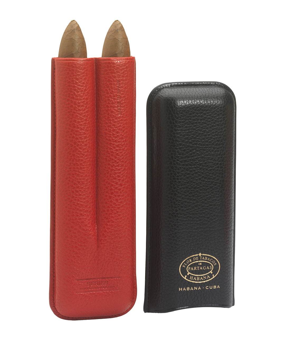 Partagas Serie P No.2 Leather Case - 2 Cigars