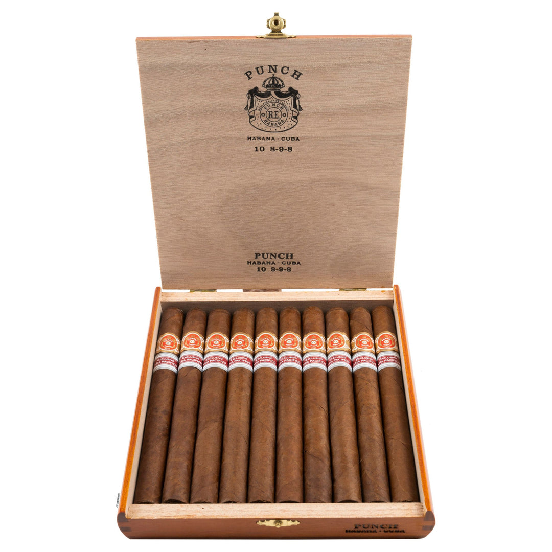 Punch 8-9-8 Regional Asia Pacific Cigar box of 10