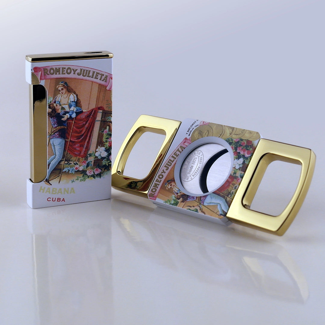Romeo y Julieta Cigar Cutter and Lighter Set