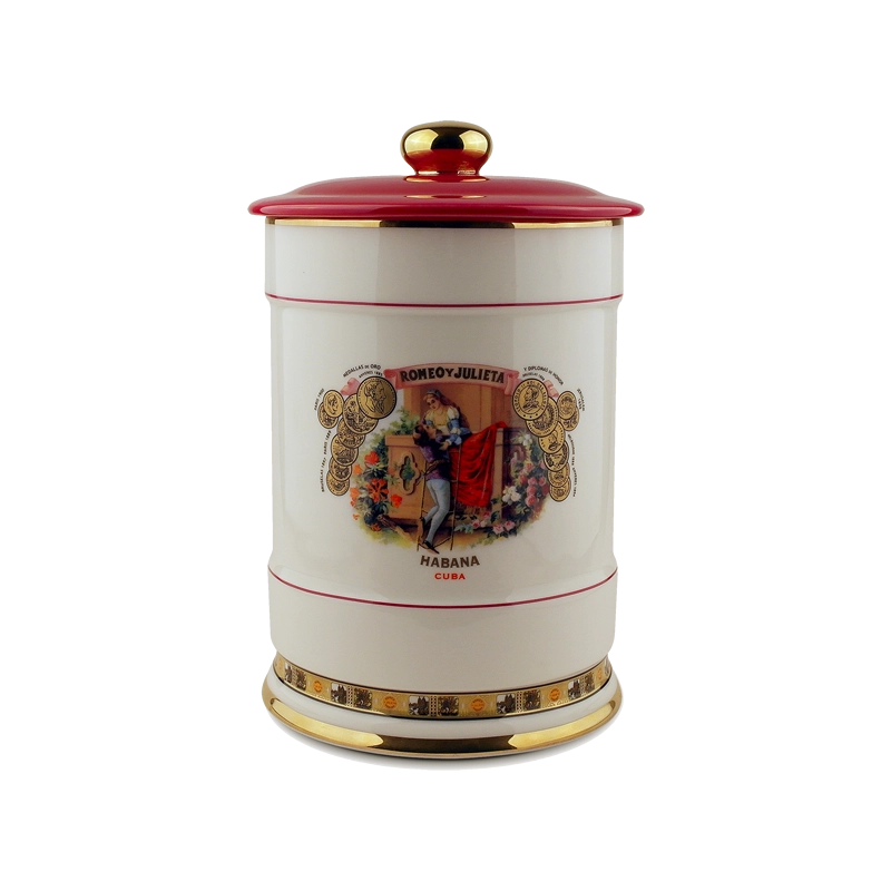 Romeo y Julieta Porcelain Jar Cigar Humidor