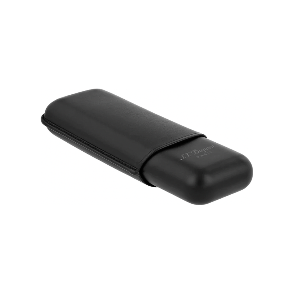S.T. Dupont Cigar Case Matte Black 2 Finger