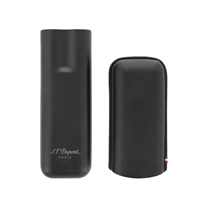 S.T. Dupont Cigar Case Matte Black 2 Finger