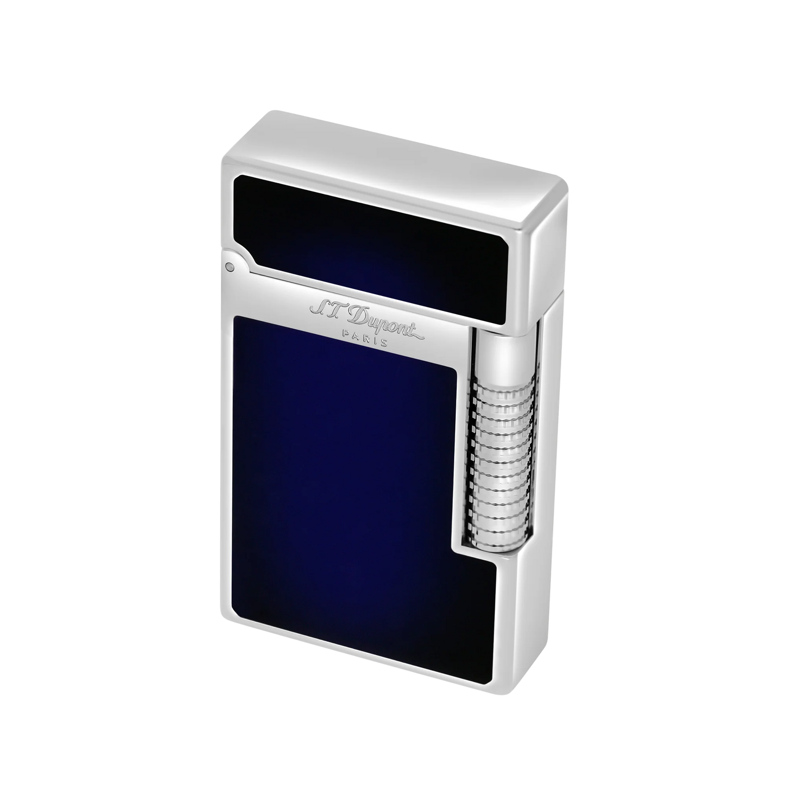 S.T. Dupont Le Grand Dupont Blue Lacquer And Palladium Cigar Lighter