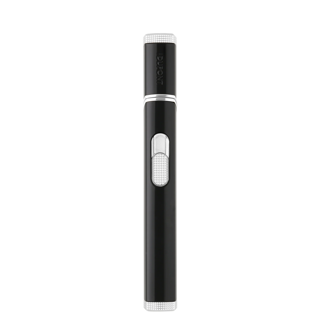 S.T. Dupont Lighter Torch Chrome
S.T. Dupont Torch Lighter Chrome with Guilloché Finish and Adjustable Flame