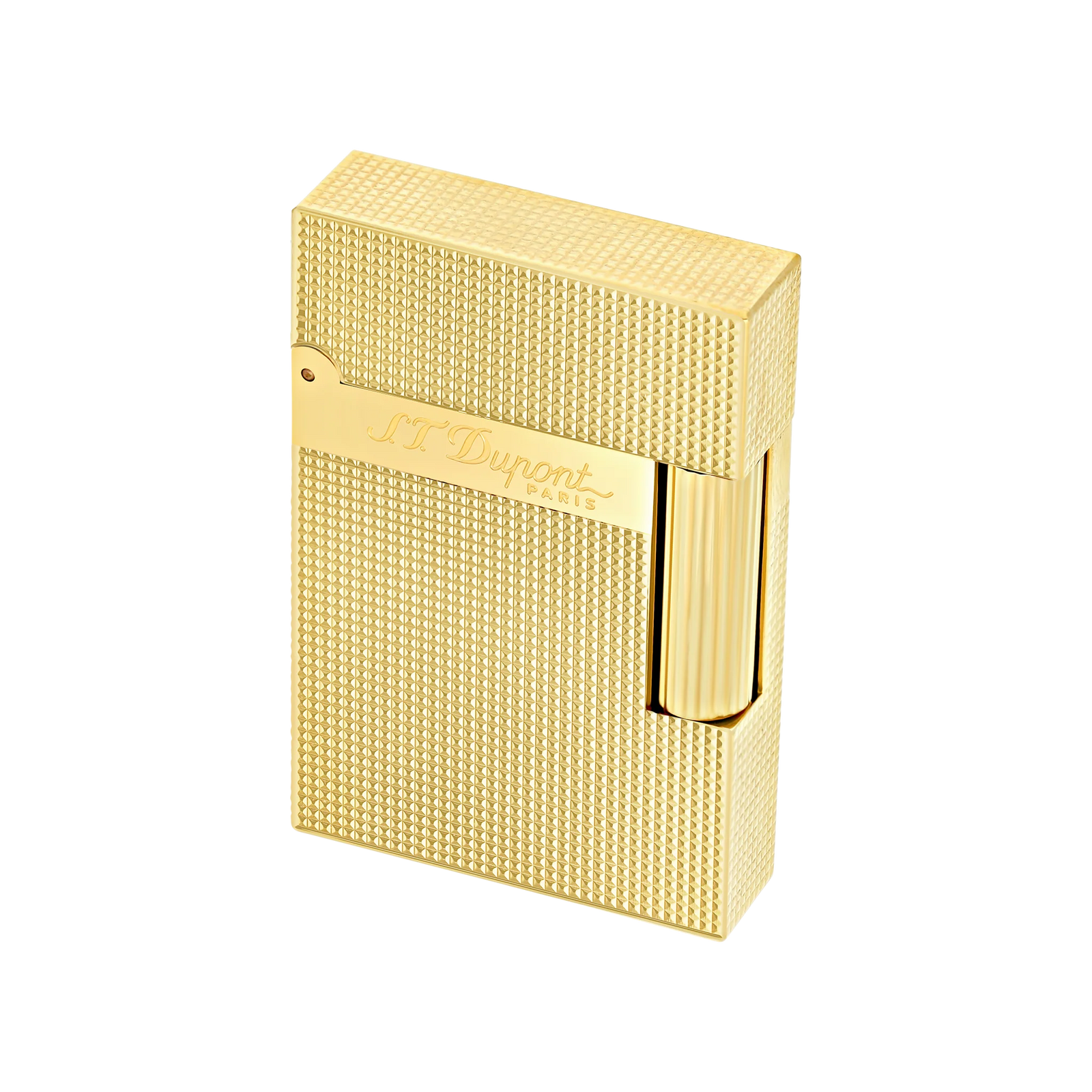 S.T. Dupont Ligne 2 Small Cigar Lighter Microdiamond Gold