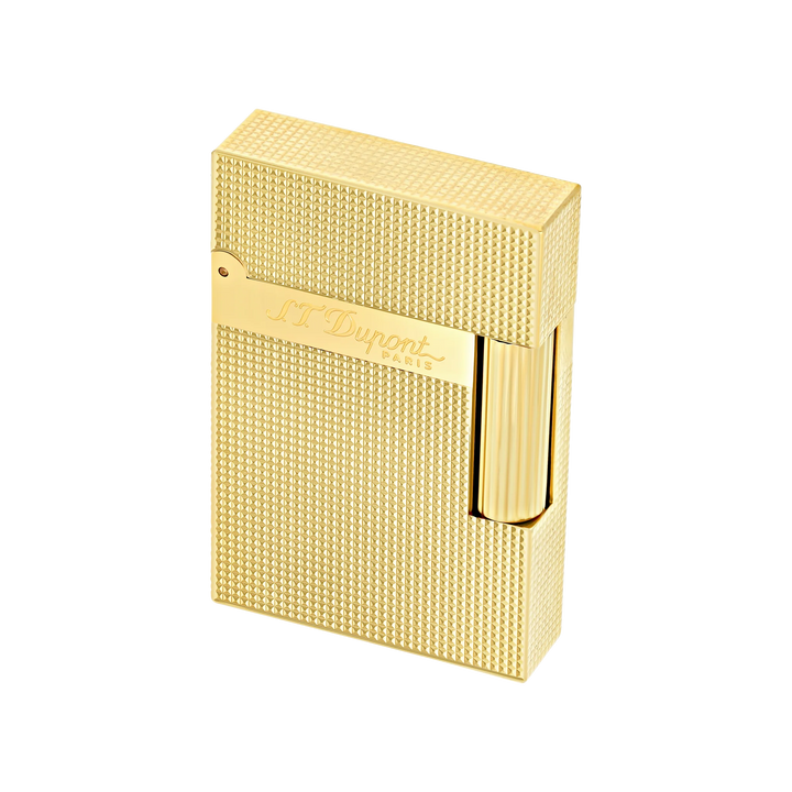 S.T. Dupont Ligne 2 Small Cigar Lighter Microdiamond Gold