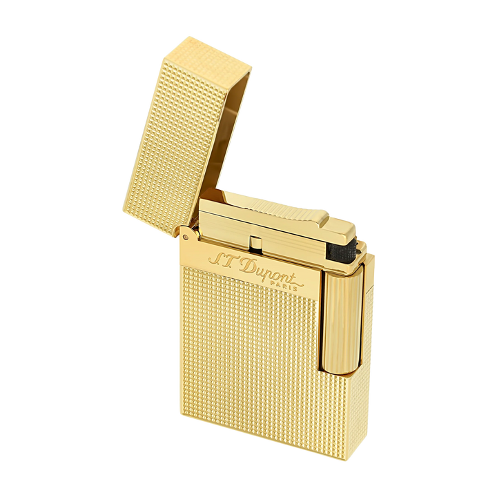 S.T. Dupont Ligne 2 Small Cigar Lighter Microdiamond Gold
