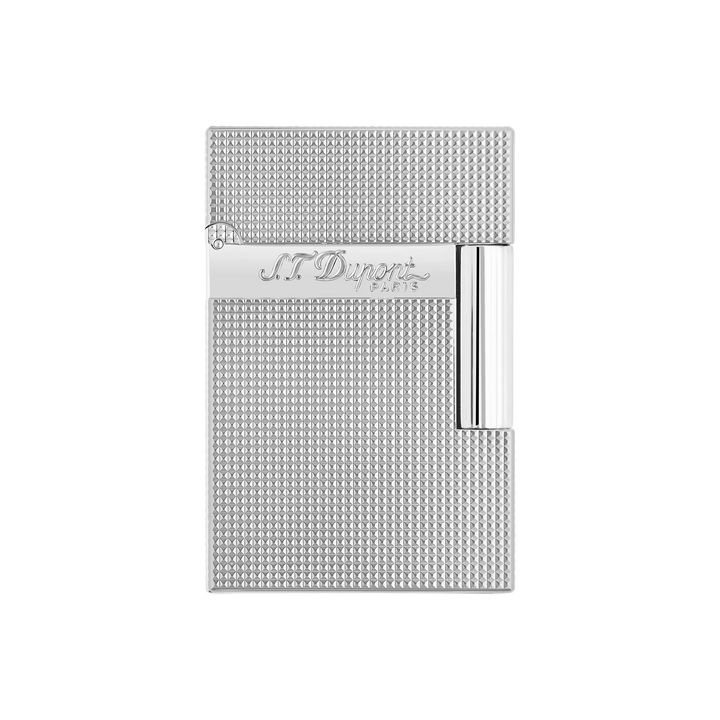 S.T. Dupont Ligne 2 Small Cigar Lighter Microdiamond Silver