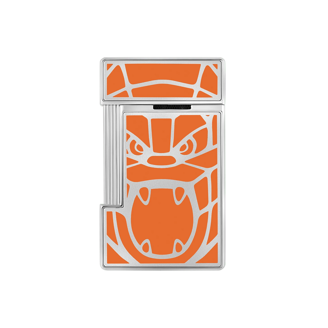 S.T. Dupont Orlinksi Orange Slimmy Lacquered Cigar Lighter Limited Edition
