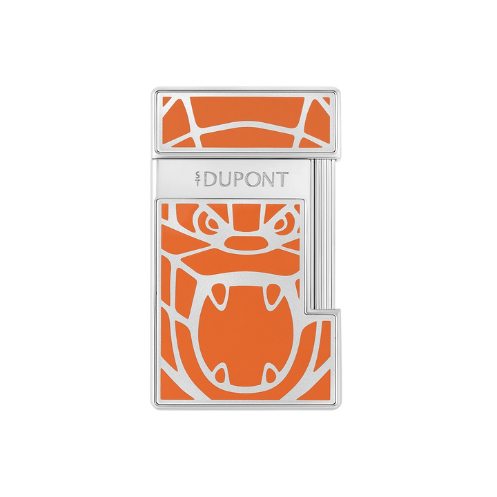 S.T. Dupont Orlinksi Orange Slimmy Lacquered Cigar Lighter Limited Edition
