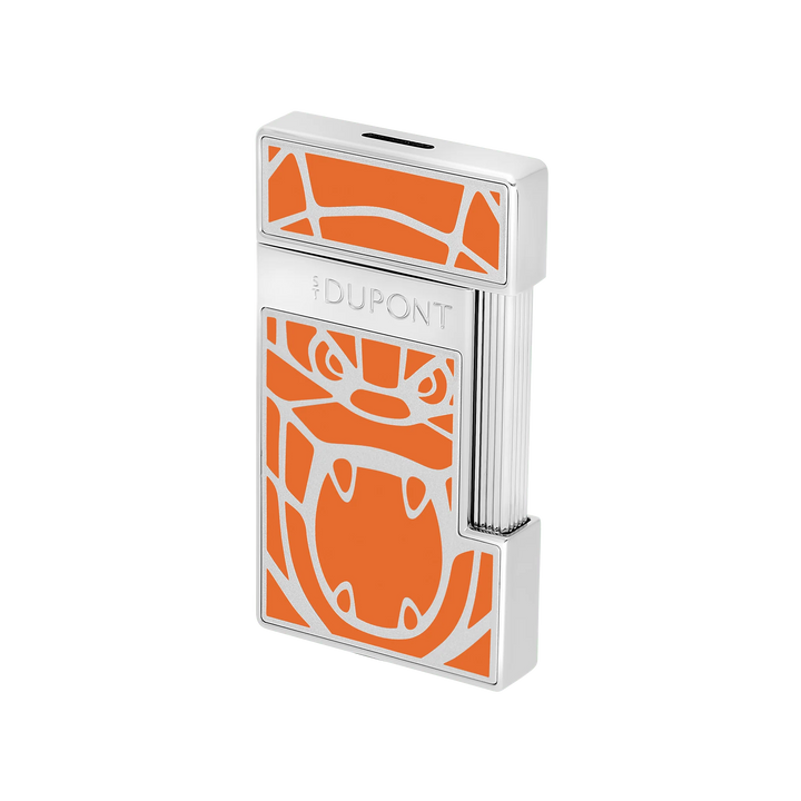 S.T. Dupont Orlinksi Orange Slimmy Lacquered Cigar Lighter Limited Edition