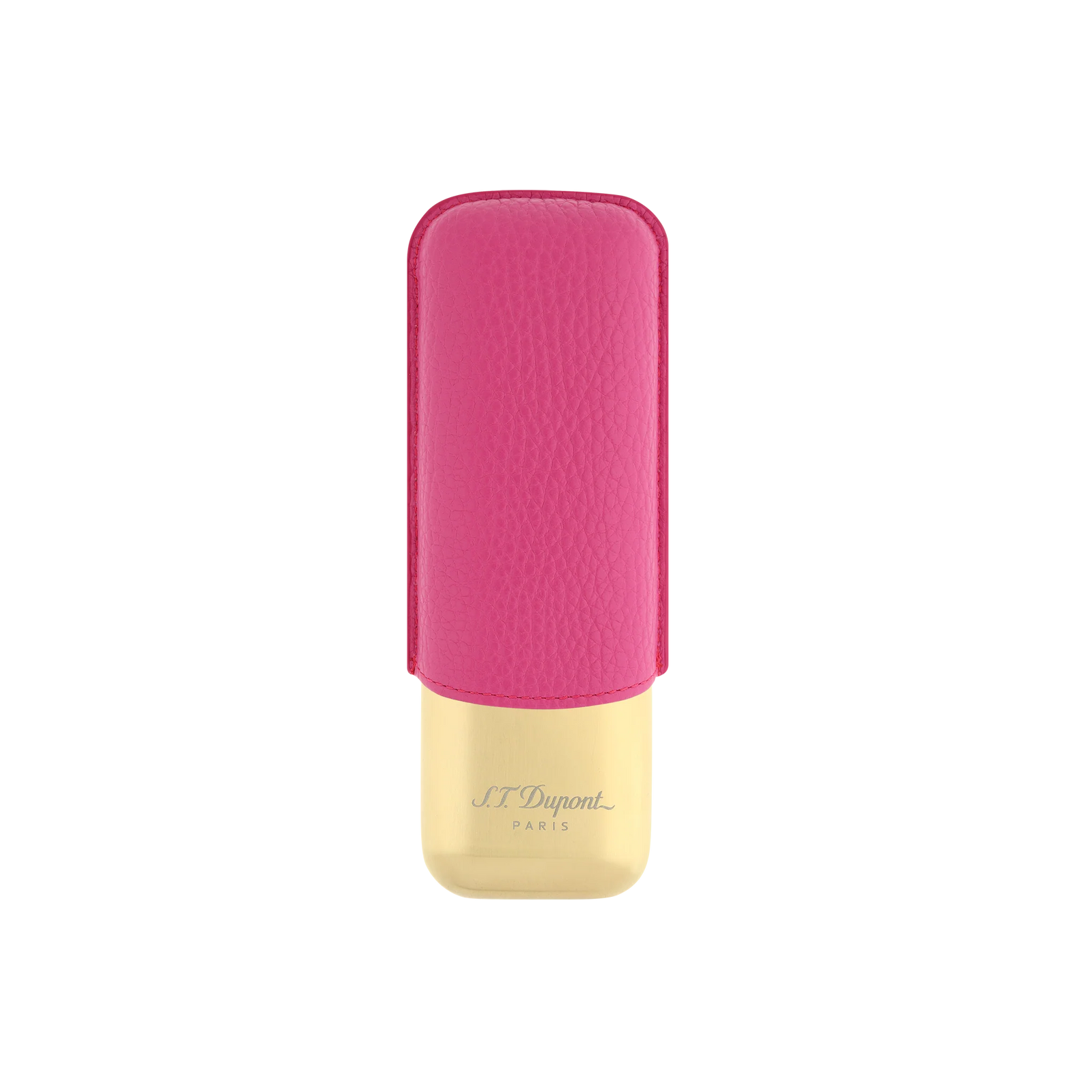 S.T. Dupont Pink Golden Double Cigar Case