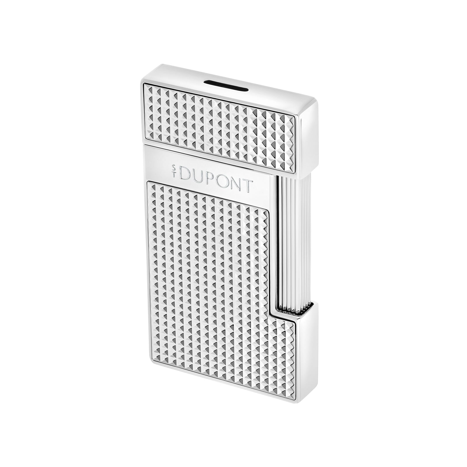 S.T. Dupont Slimmy Diamond Head Chrome Cigar Lighter