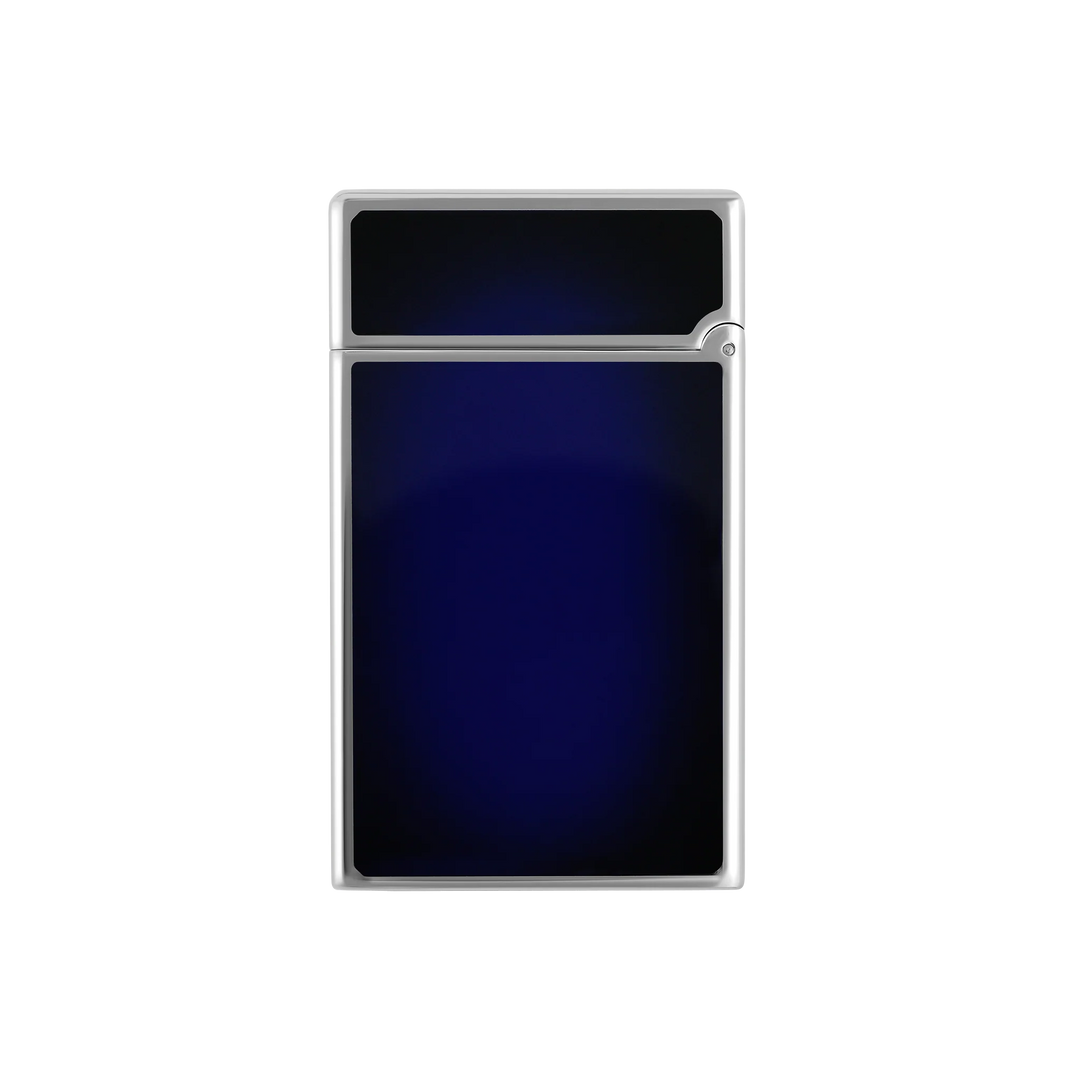 S.T. Dupont Le Grand Dupont Blue Lacquer And Palladium Cigar Lighter