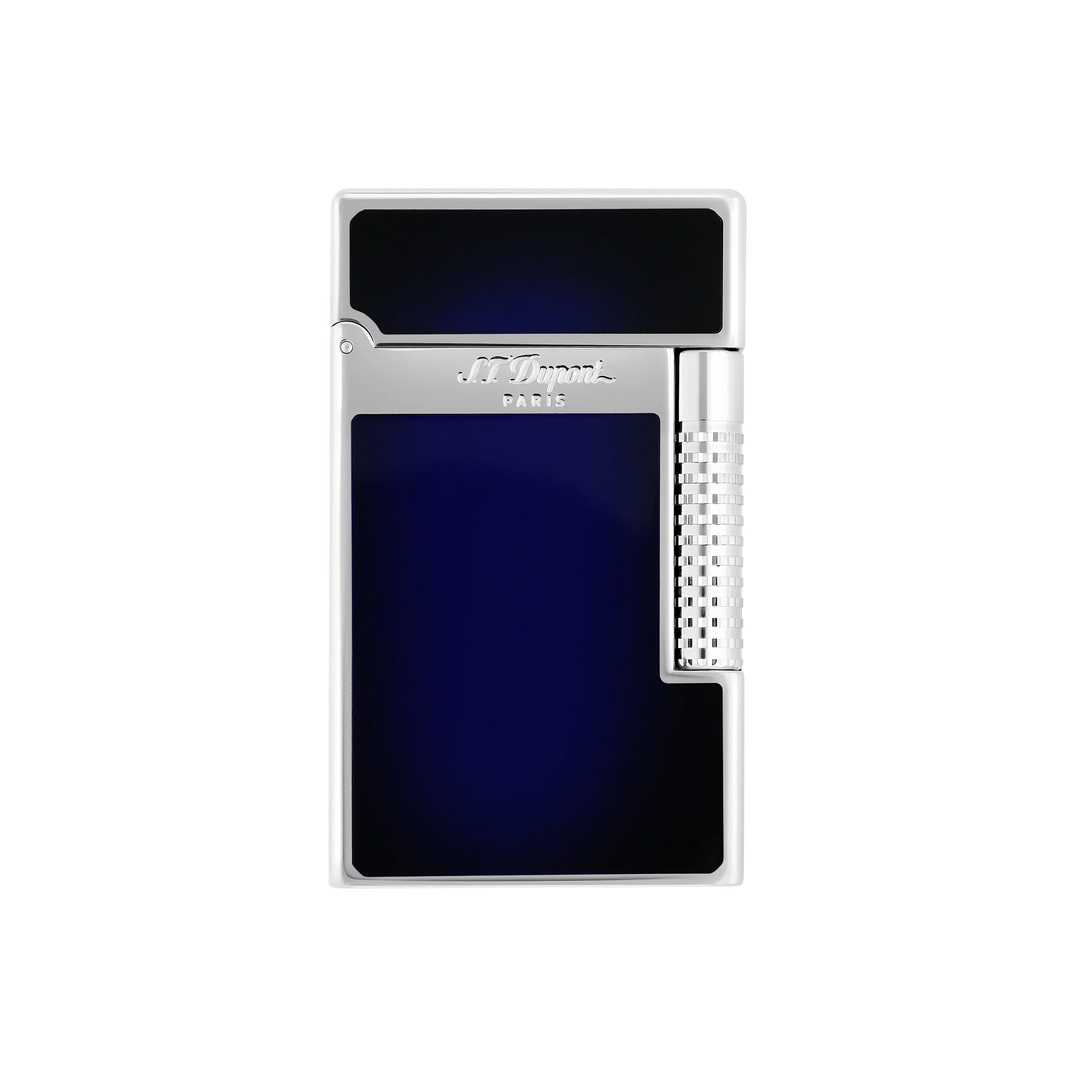 S.T. Dupont Le Grand Dupont Blue Lacquer And Palladium Cigar Lighter