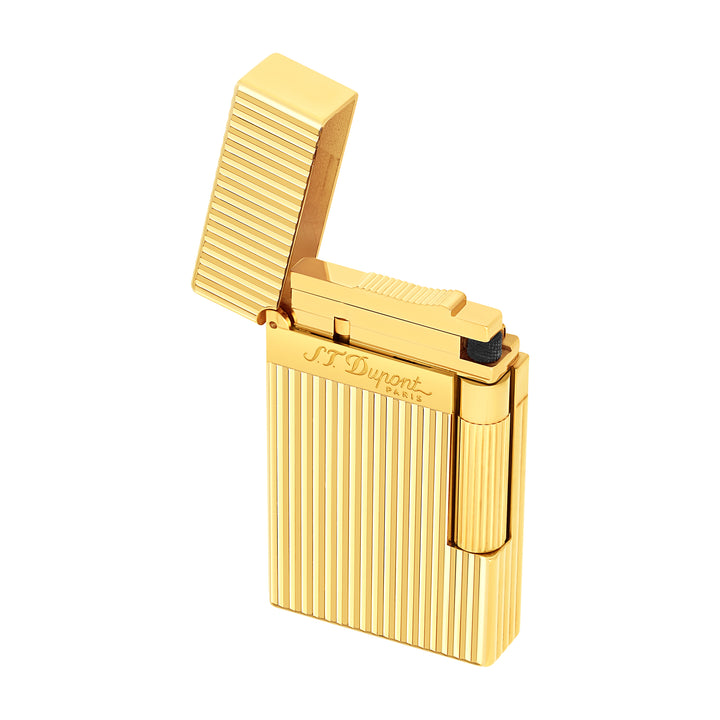 S.T. Dupont Ligne 2 Lighter with Yellow Gold Finish no6cavendish.jpg