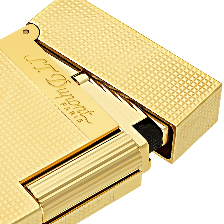 S.T. Dupont Ligne 2 Small Cigar Lighter Microdiamond Gold