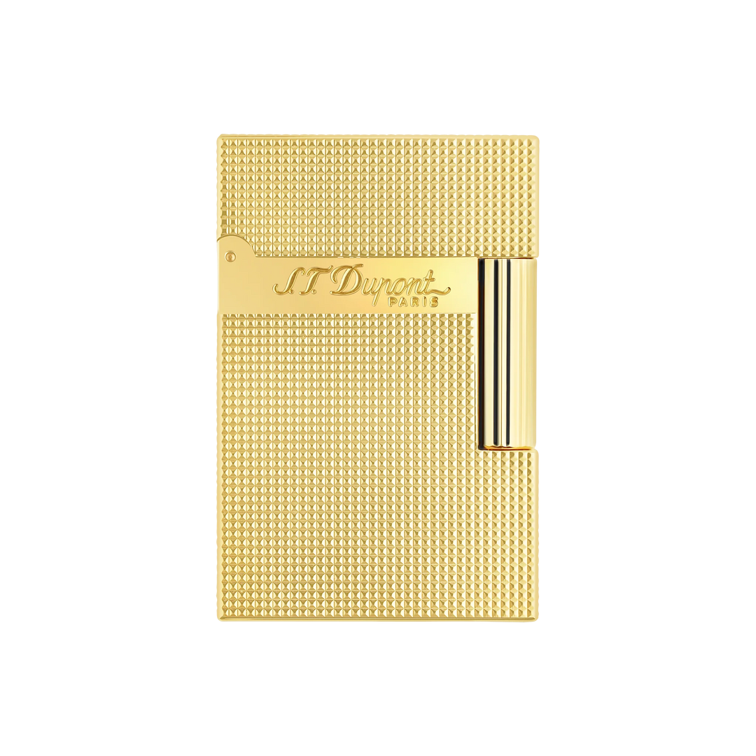 S.T. Dupont Ligne 2 Small Cigar Lighter Microdiamond Gold